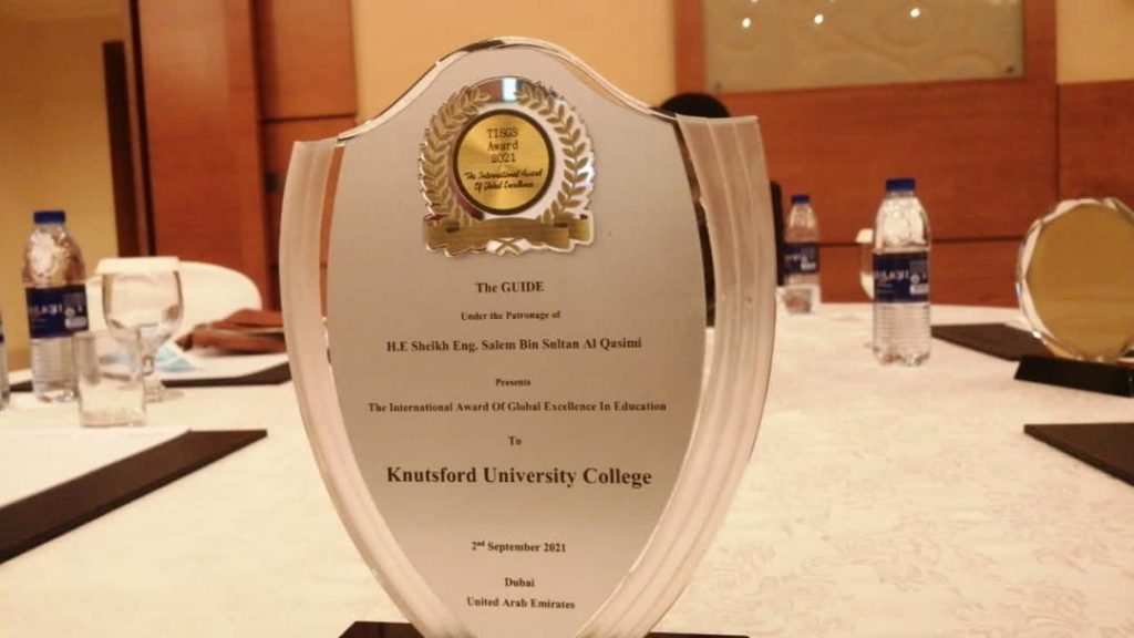 Knutsford University College wins Best Global University Award