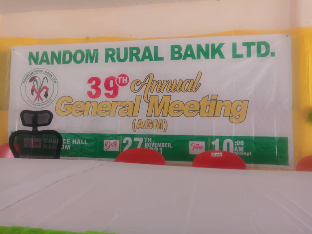 Nandom Rural Bank posts 31% growth in deposits for 2020 amidst ...