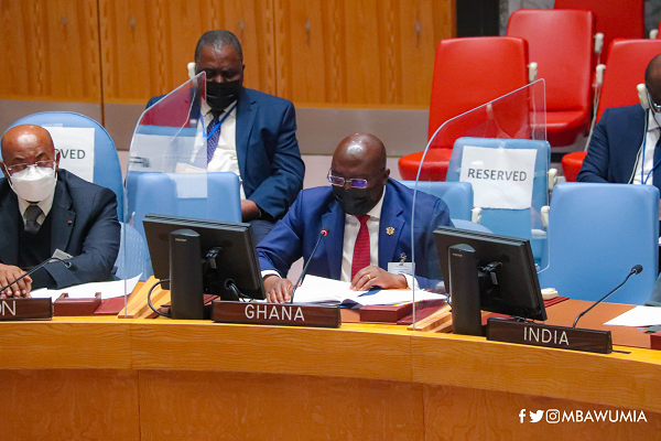 Vice President Bawumia participates in UN Security Council Open Debate.