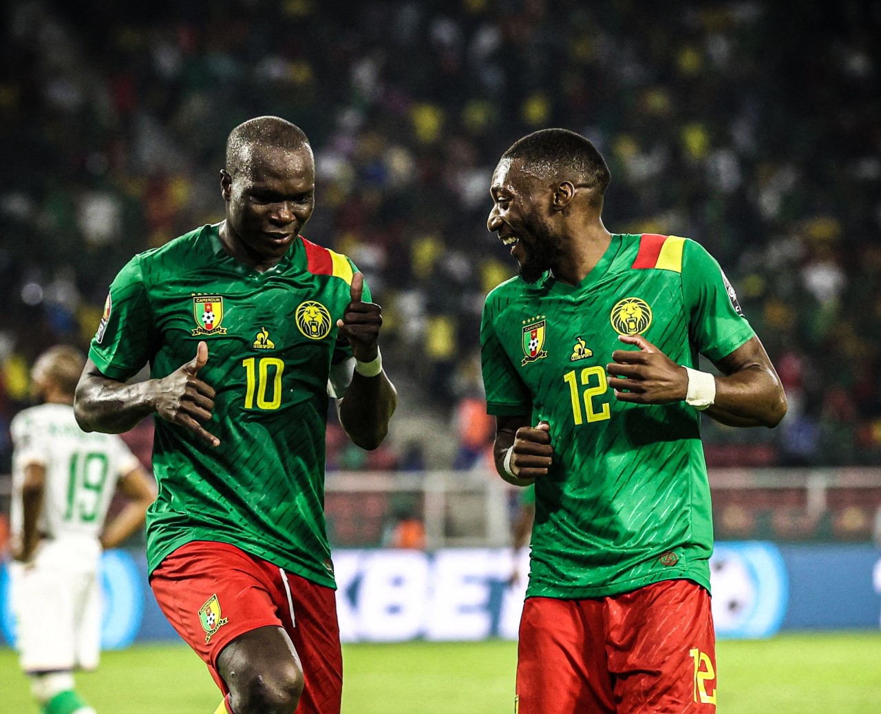 Vincent Aboubakar and Karl Ekambi at AFCON.