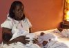 A couple, married for 15 years without children, have finally given birth to quadruplets, two females and two males.
