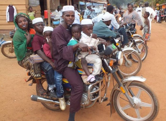 Motorbike transportation in Bolgatanga becoming costly
