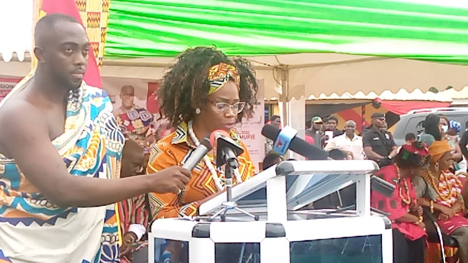 Visiting Caribbean Vice President Epsy Campbell Barr pays ''homage'' at Akwamufie