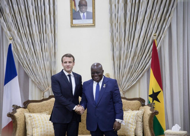 President Akufo-Addo congratulates French President Emmanuel Macron on re-election