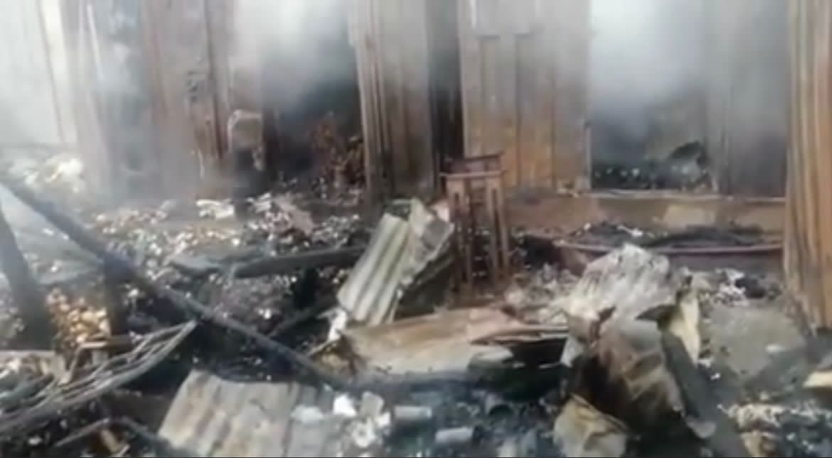 Fire guts Takoradi Temporary Market; thousands of Ghana Cedis destroyed