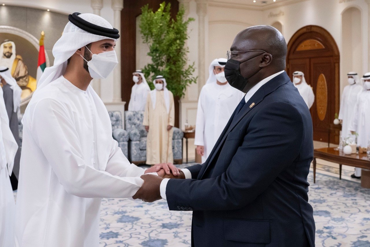VP Bawumia commiserates with UAE leader in Abu Dhabi