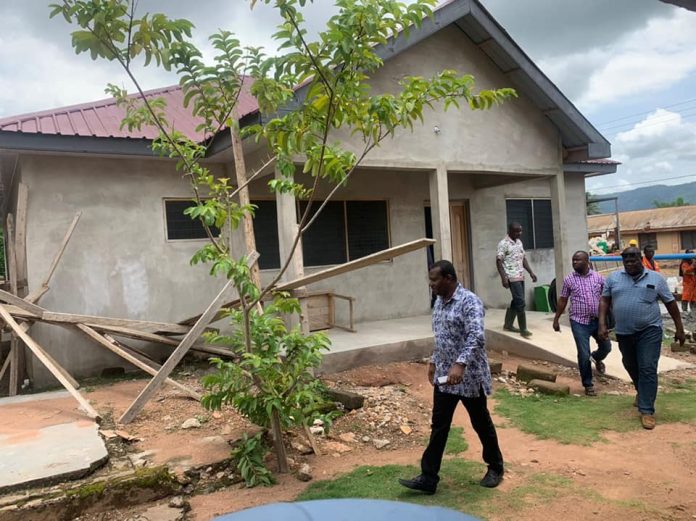 Ho West MP inspects ongoing projects in Constituency