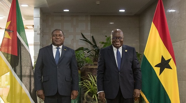 President Akufo-Addo & Felipe Jacinto Nyusi of Mozambique.