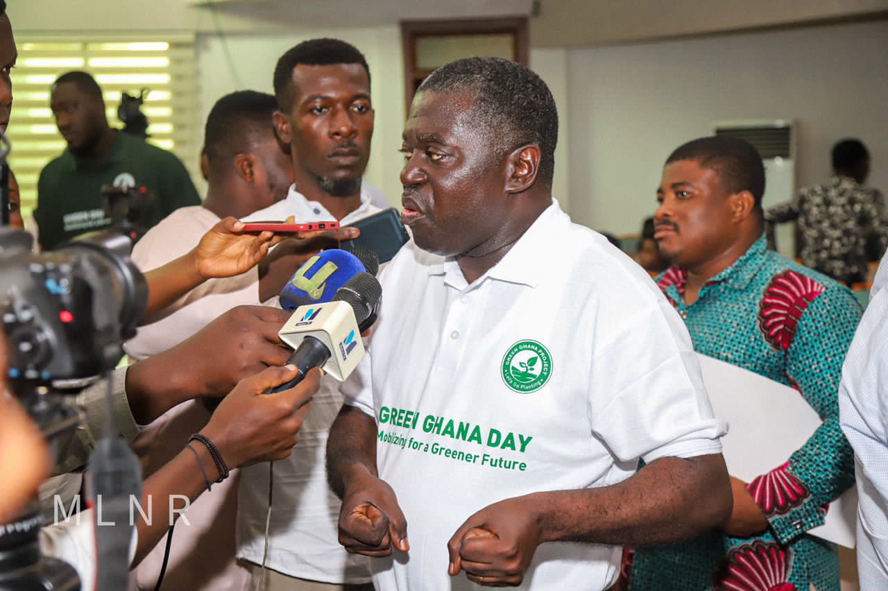 Deputy Minister for Lands and Natural Resources Benito Owusu-Bio, responding to the media