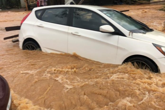 Parts of Takoradi flooded after Downpour