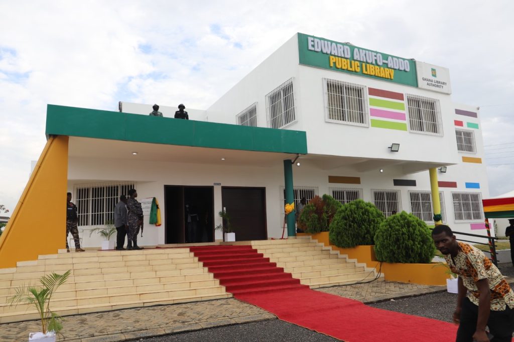Library for one of Ghana's Former Chief Justice Edward Akufo-Addo at Fafraha, Adenta