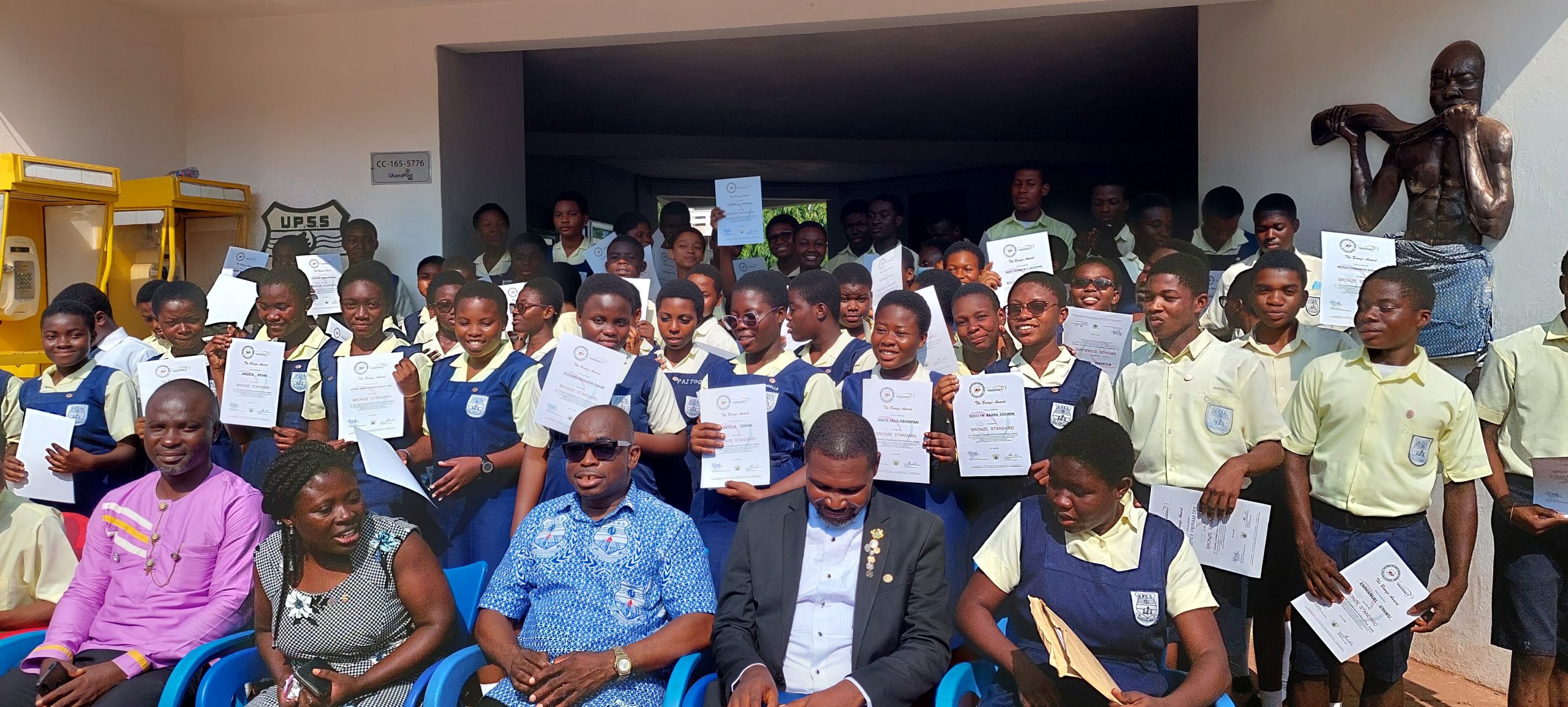 72 Students of UPSHS Receive Bronze Medal under the Head of State Awards Scheme