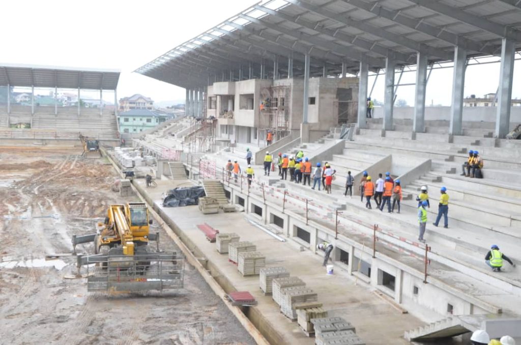 Work on T&A Sports Stadium by Gold Fields 73% complete