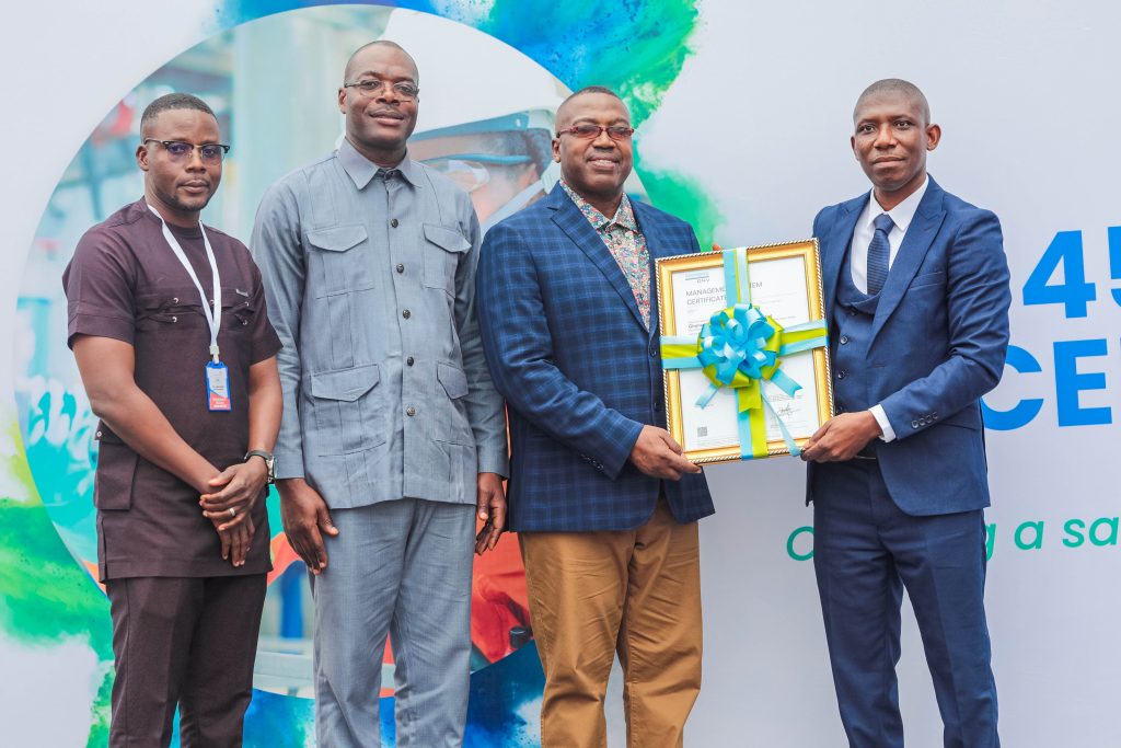 Ghana Gas receives highest international accreditation for health and safety