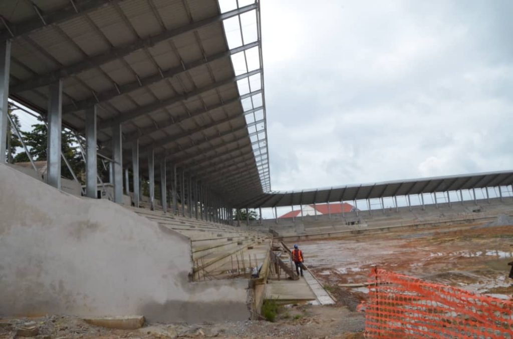 Work on T&A Sports Stadium by Gold Fields 73% complete