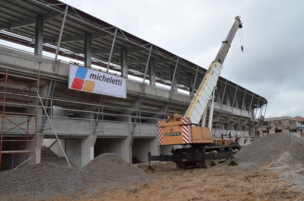 Work on T&A Sports Stadium by Gold Fields 73% complete