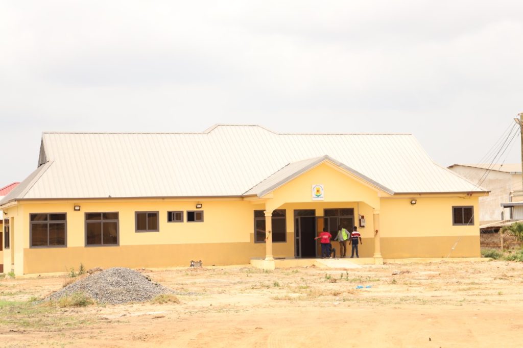 Melcom hands over clinic, administrative office to Ningo-Prampram Assembly