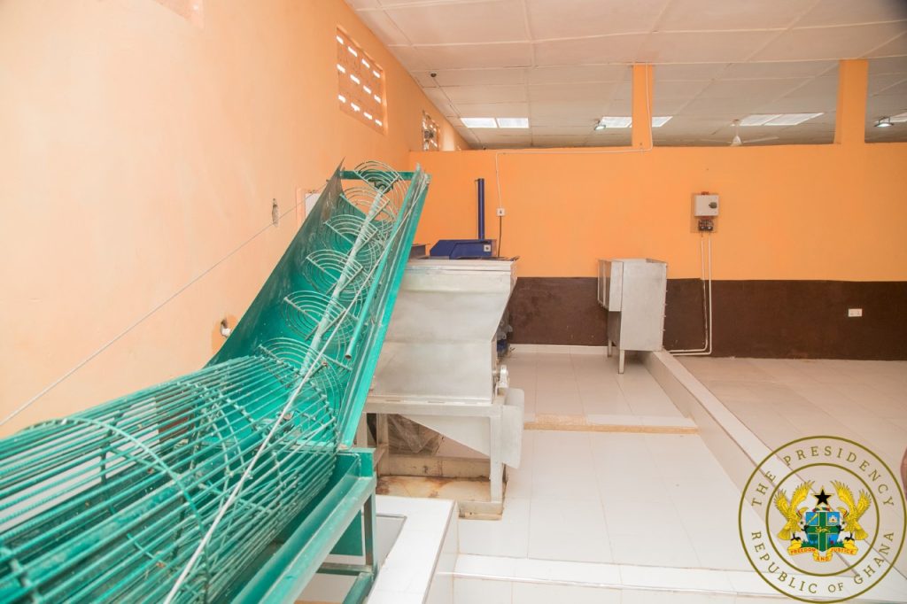 President Akufo-Addo inspects GH¢9.2 million yam/cassava processing factory in Bimbilla