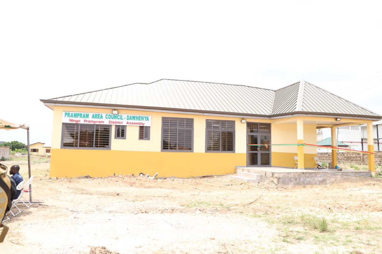 Melcom hands over clinic, administrative office to Ningo-Prampram Assembly