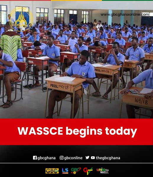 2022 WASSCE begins in Ghana today