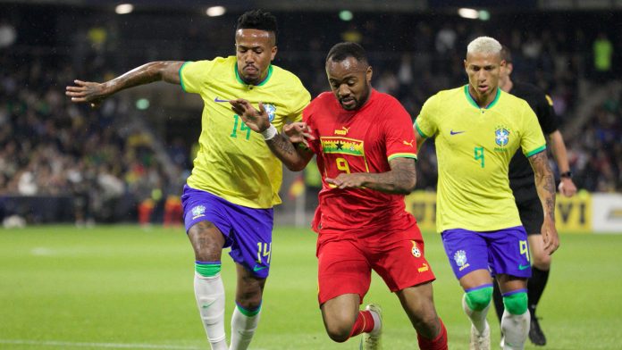 Ghana suffered 3-0 defeat to Brazil in pre-World Cup friendly