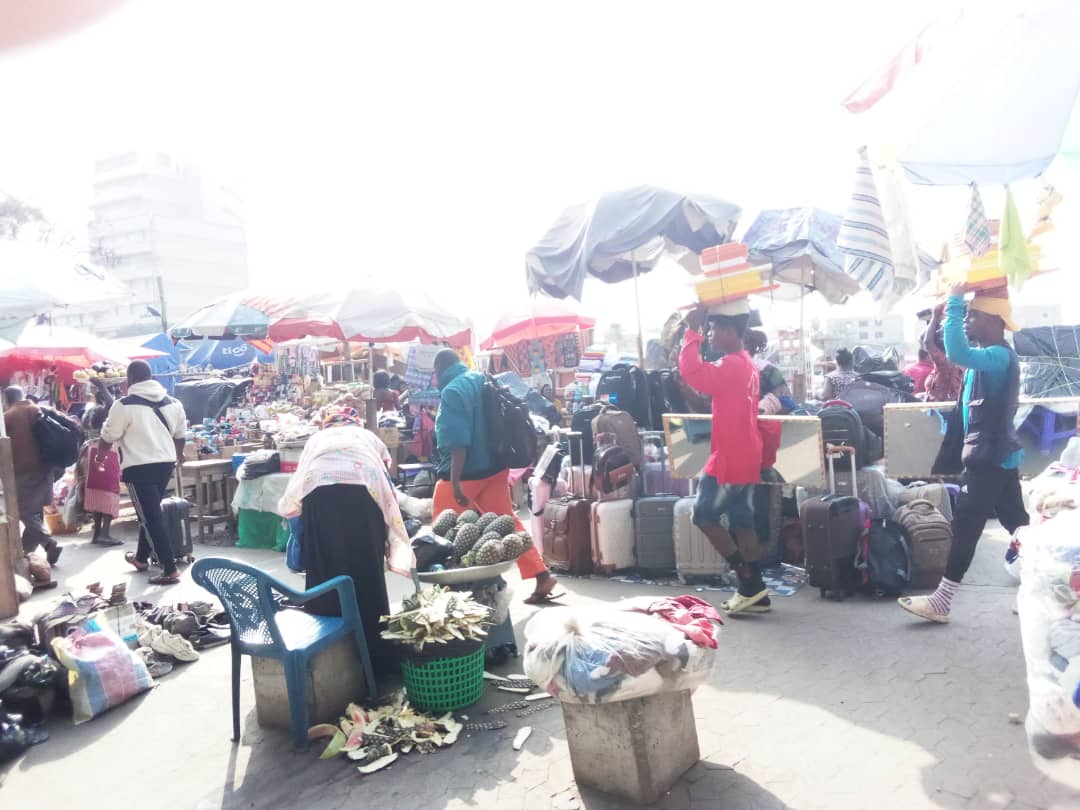 Traders at Pedestrian Shopping Mall, Kwame Nkrumah Interchange