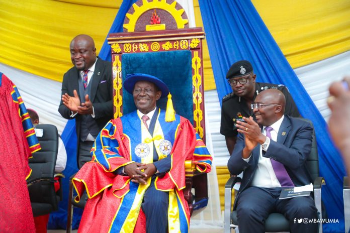 Dr. Kwame Addo Kufour inducted as first Chancellor of the Kumasi Technical University