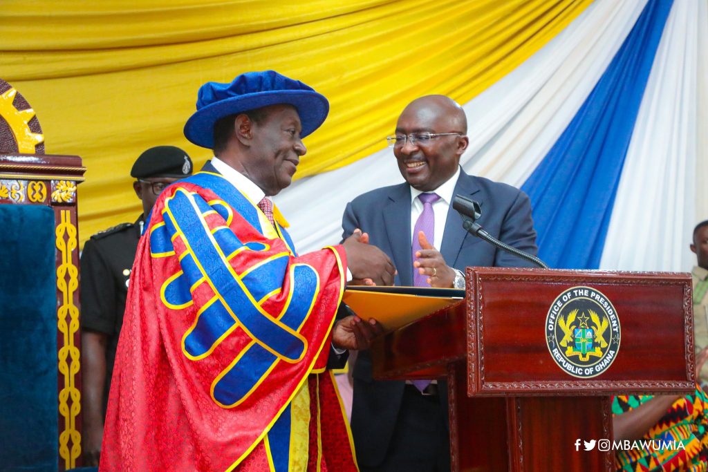 Dr. Kwame Addo Kufour inducted as first Chancellor of the Kumasi Technical University