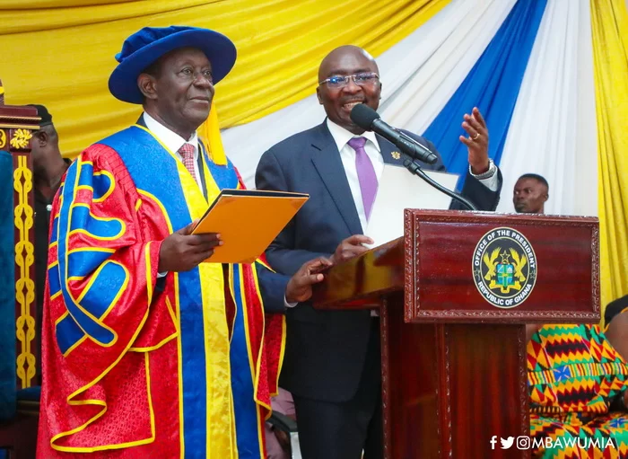 Dr. Kwame Addo Kufour inducted as first Chancellor of the Kumasi Technical University