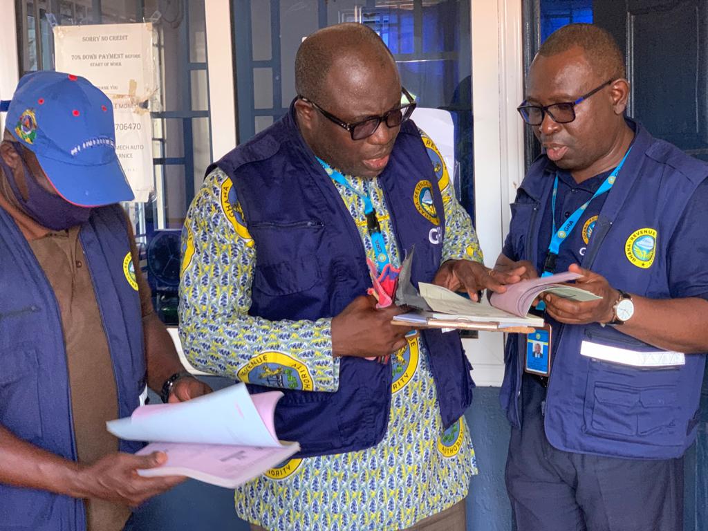 GRA sanctions three Auto Mechanic shops at Adenta and Madina