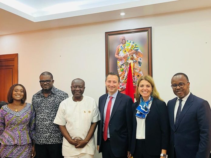 This was when the new IMF Mission Chief for Ghana, Stéphane Roudet, paid a courtesy call on the Minister of Finance after his appointment as the new IMF Mission Chief for Ghana, effective September 1, 2022.