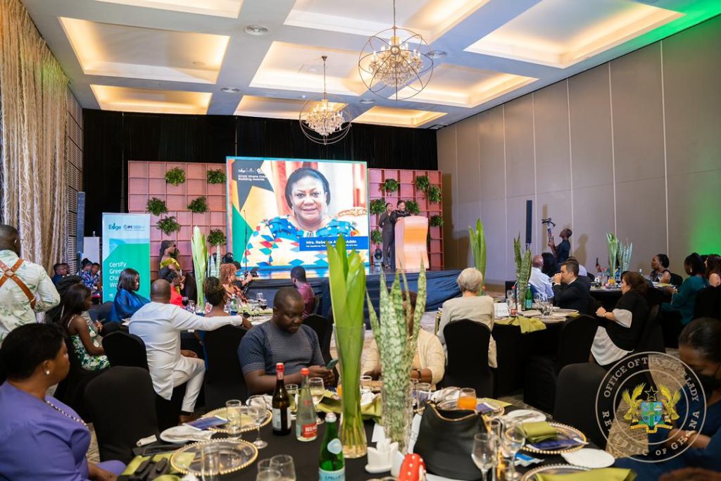 First Lady awarded for outstanding contributions towards Ghana Green Building Agenda