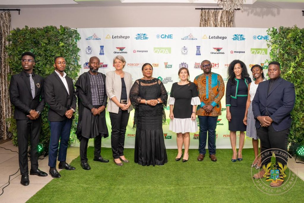 First Lady awarded for her outstanding contributions toward Ghana Green Building Agenda