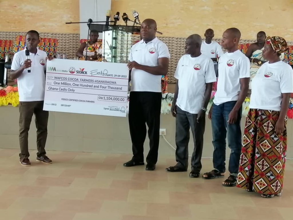 FEDCO pays 1.5 million cedis in premiums to cocoa farmers