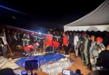 Landslide kills at least 14 at funeral in Cameroon