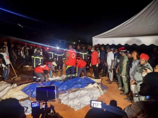 Landslide kills at least 14 at funeral in Cameroon