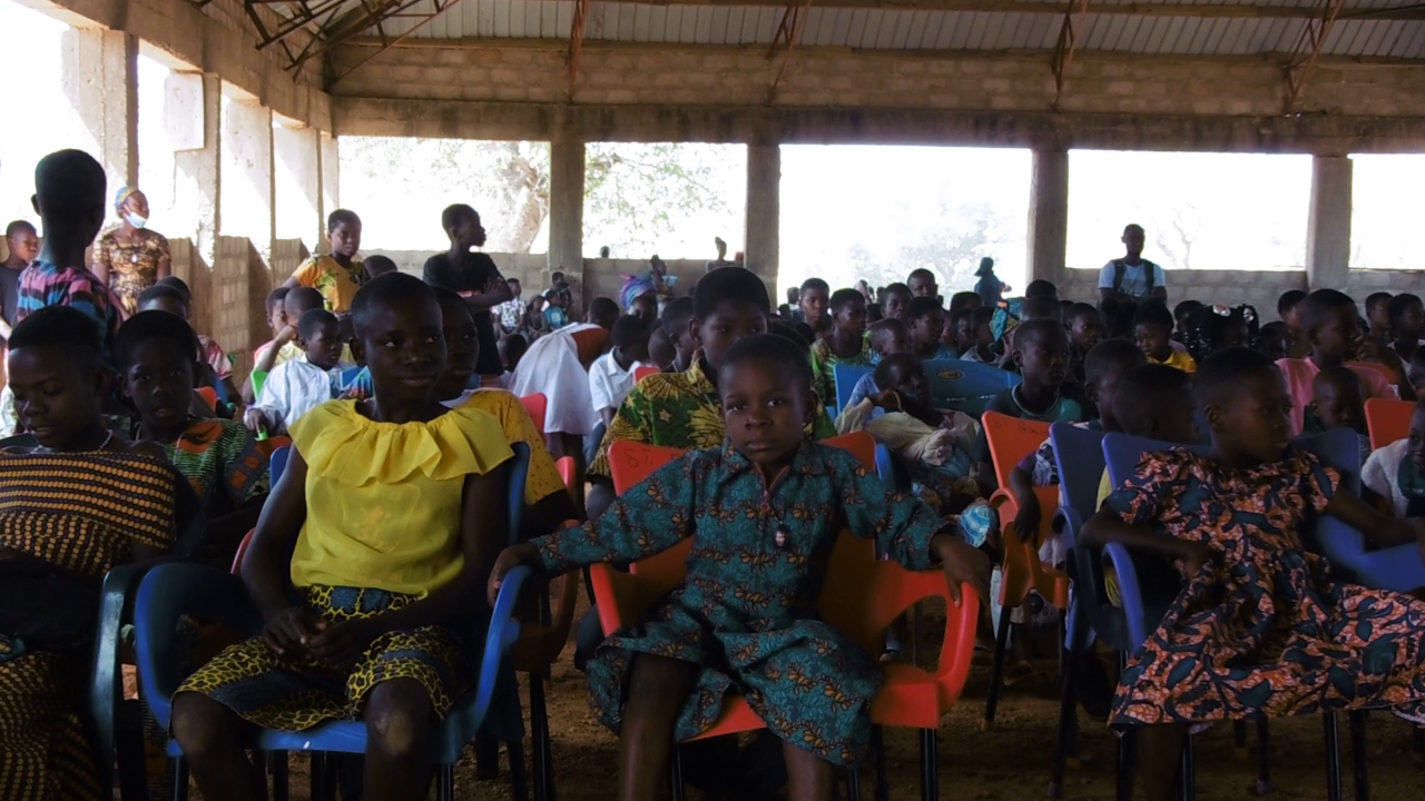 200 children screened on Matthias Day at Logre-Daughters of Charity program 