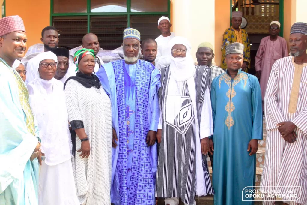 Prof. Naana Opoku-Agyemang donates to Muslim community in Cape Coast