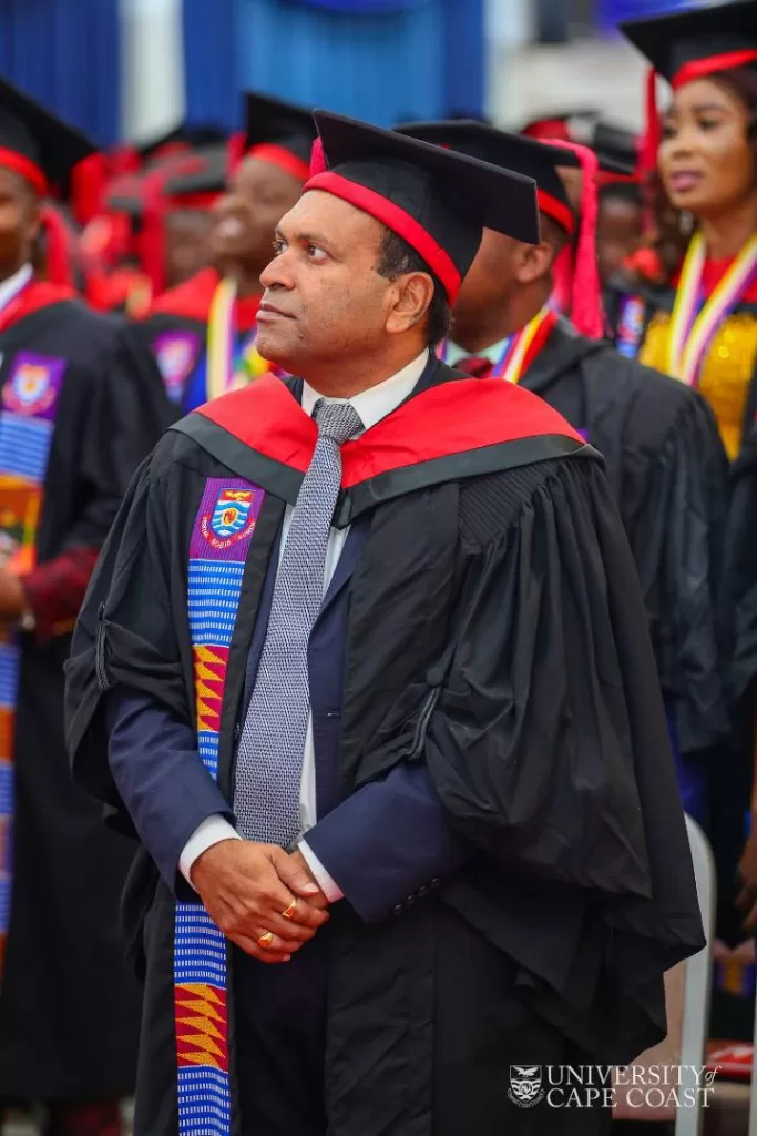 India High Commissioner to Ghana graduates with Master of Philosophy Degree at UCC