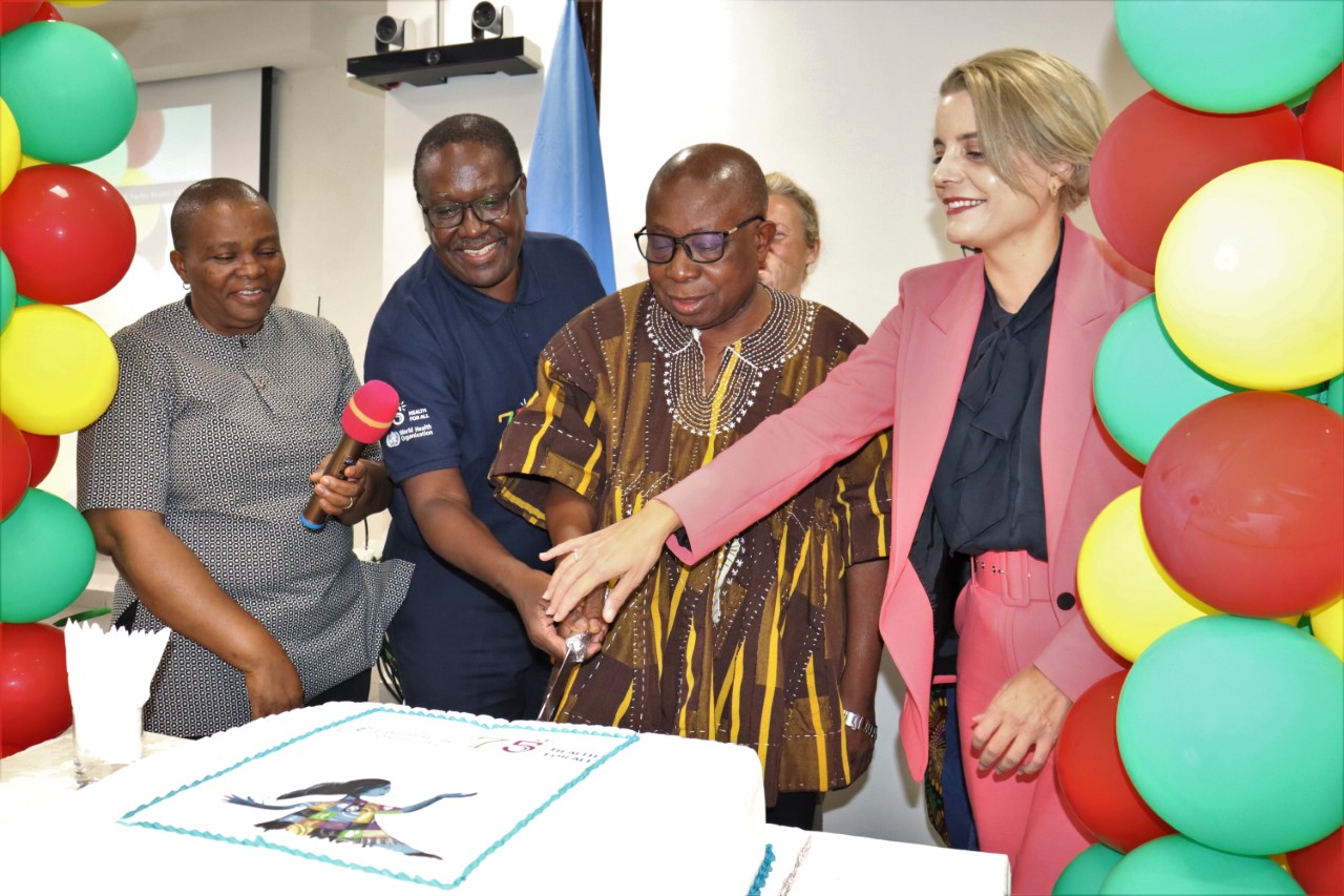 Ghana office of WHO launches 75th-anniversary celebration