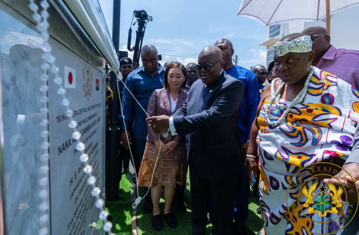 President Akufo-Addo inaugurates 161kv Bulk Supply Point at Accra Central