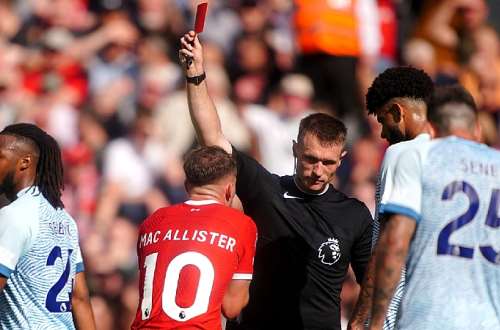 Alexis Mac Allister’s red card against Bournemouth is overturned