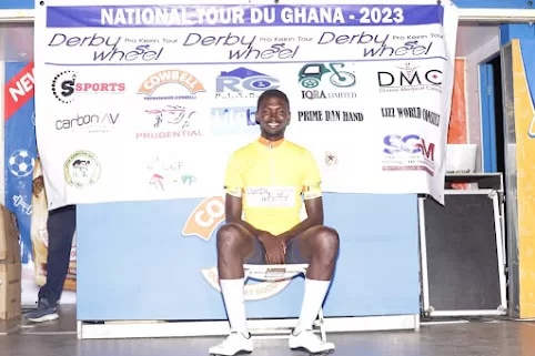Solomon Tagoe wins Yellow Jersey at the 2023 Tour Du Ghana Cycling Championship