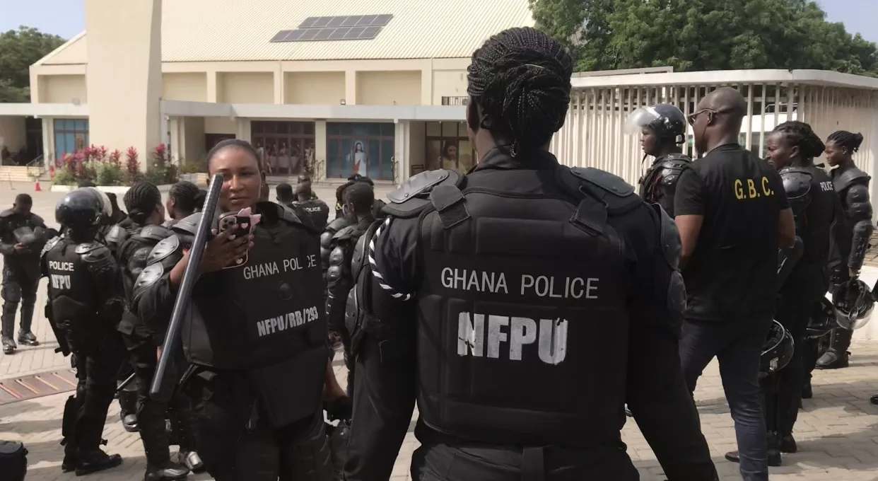 Winneba: Police foil attempted robbery at bank