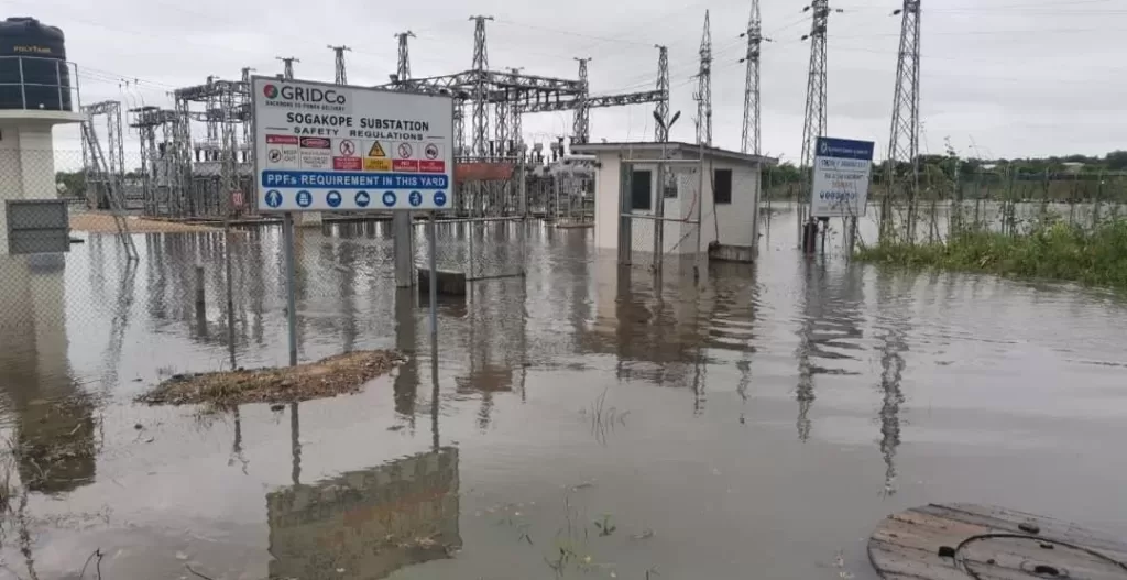 V/R: ECG announces power outage due to flooding of Sogakope Bulk Supply Point