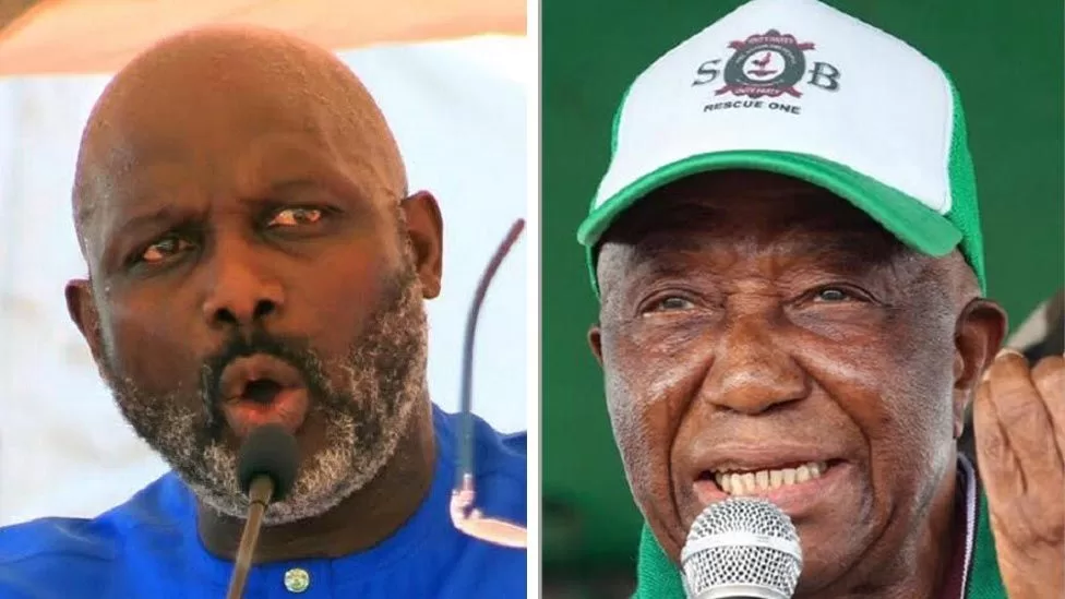 Liberia election results: George Weah and Joseph Boakai face run-off vote