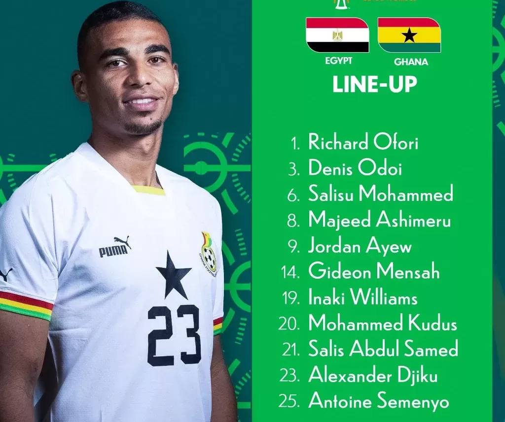 Ghana names strong squad to face Egypt