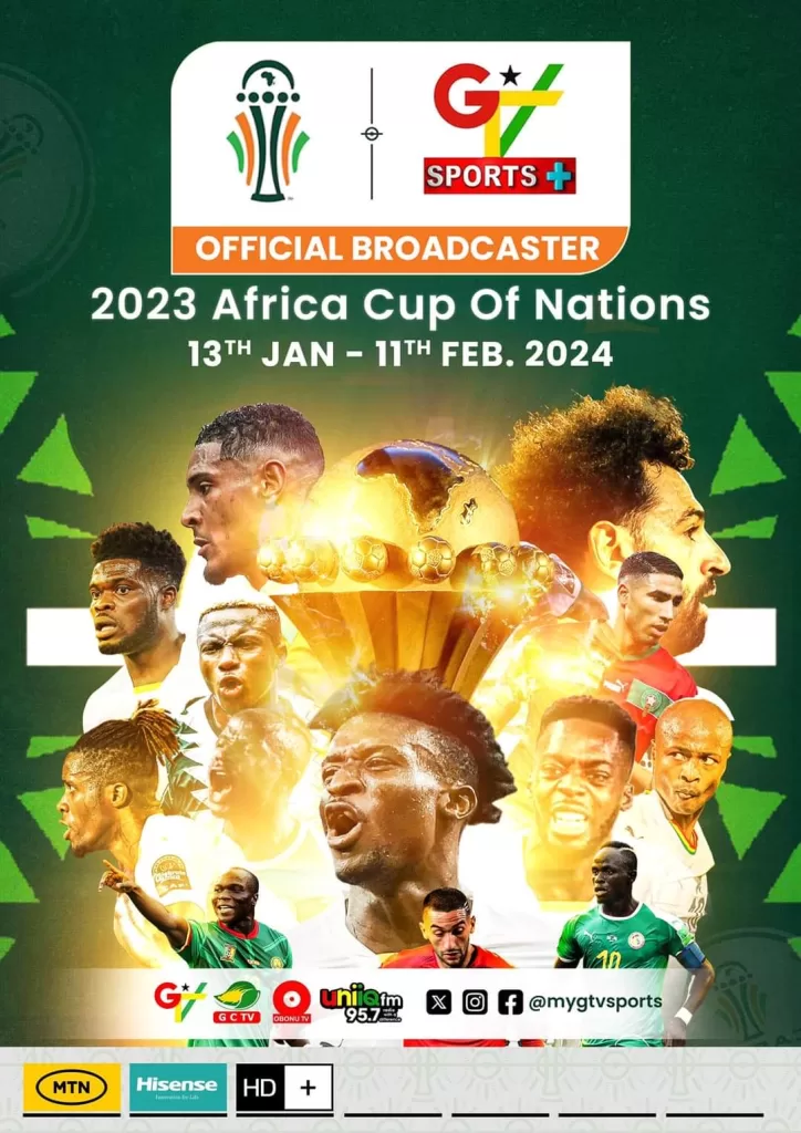 GTV Sports+ headlines coverage of 2023 AFCON in Ghana