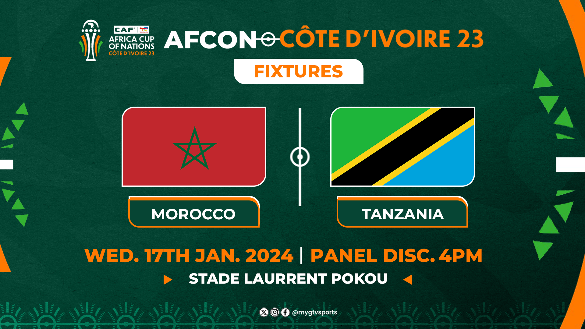 AFCON AFCON23 MOROCCO TANZANIA