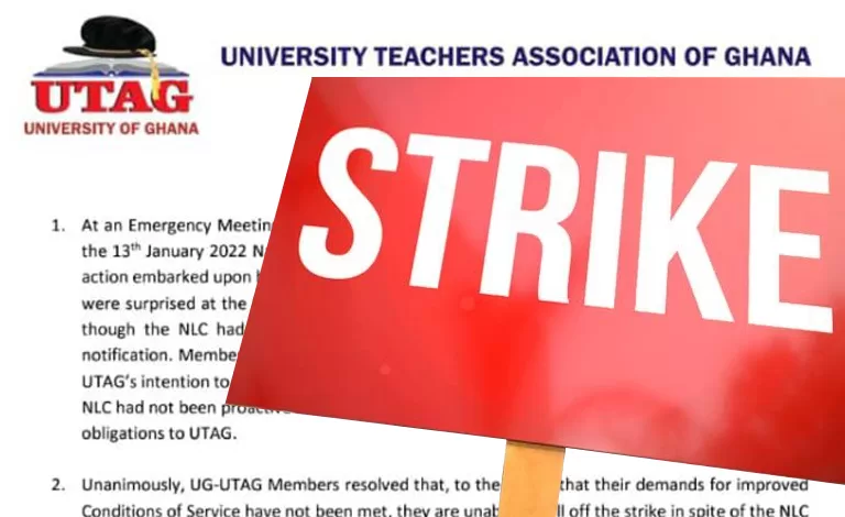 UTAG warns it will go ahead with planned strike if government fails to meet its needs 